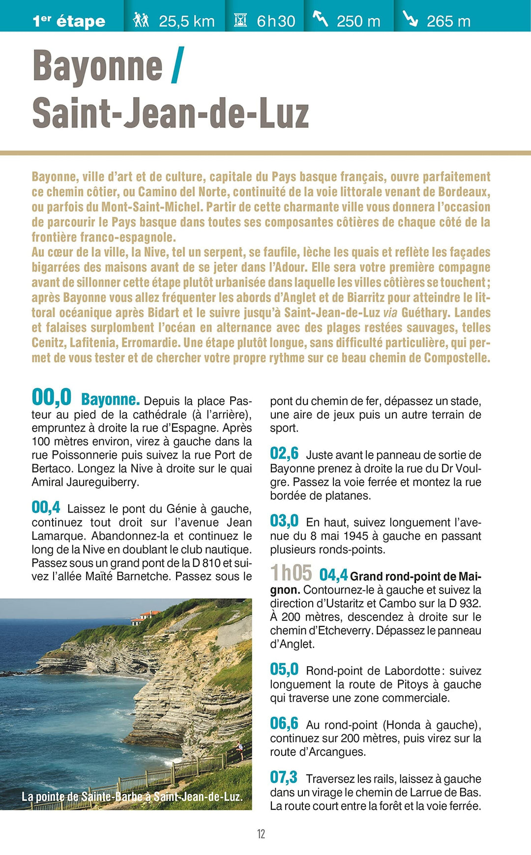 Guide de randonnée - Compostelle, Chemin Côtier : Camino del Norte, De Bayonne à Saint-Jacques-de-Compostelle et au Cabo Fisterra | Glénat guide de randonnée Glénat 