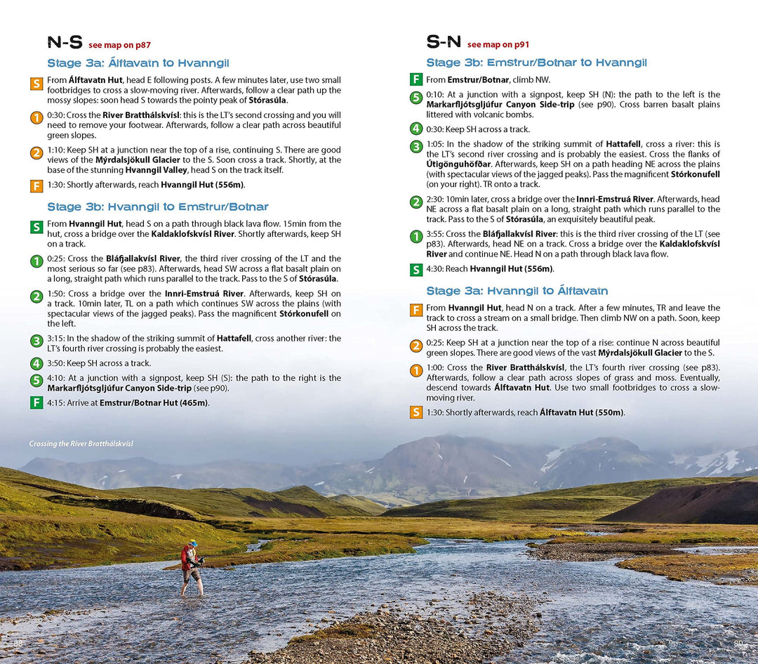 Guide de randonnée (en anglais) - Trekking Iceland's Laugavegur Trail, Two-way Guide | Knife Edge Outdoor guide de randonnée Knife Edge Outdoor 