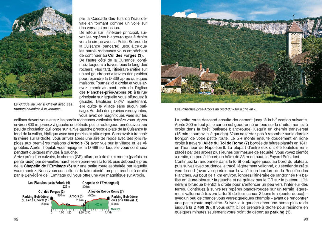 Guide de randonnée - Jura, Franche Comté : des Vosges au Lac Léman | Rother guide de randonnée Rother 