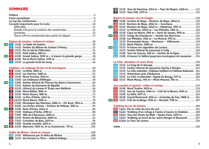 Guide de randonnée - Lac Léman (Genève, Chablais, Riviera, Lavaux, La Côte, Jura) | Rother guide de randonnée Rother 