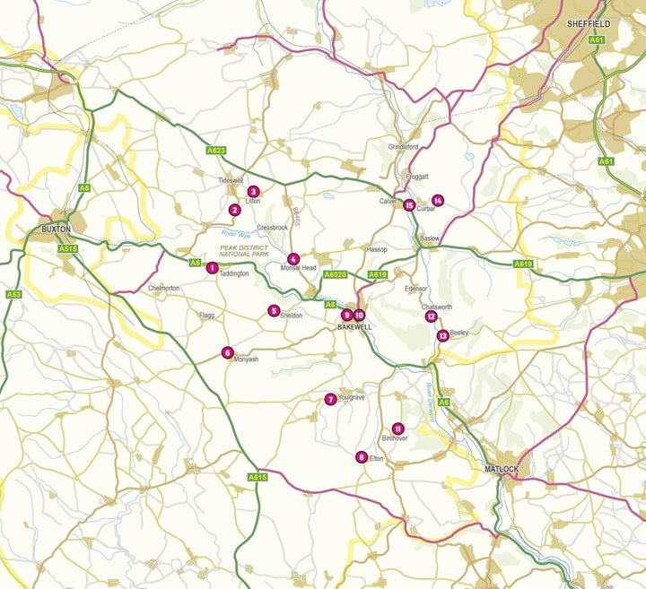 Guide de randonnées (en anglais) - 15 Short Walks in the Peak District - Bakewell and the White Peak | Cicerone guide de randonnée Cicerone 
