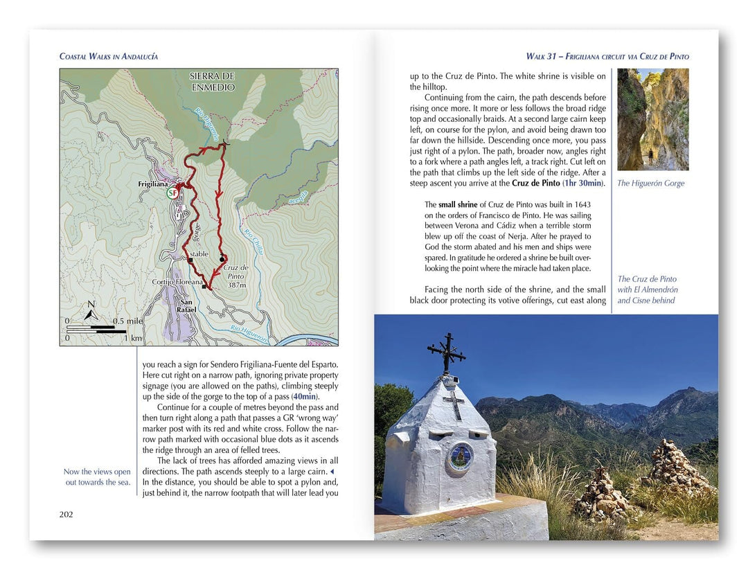 Guide de randonnées (en anglais) - coastal walks in Andalucia, Mediterranean & Atlantic coasts | Cicerone guide de randonnée Cicerone 