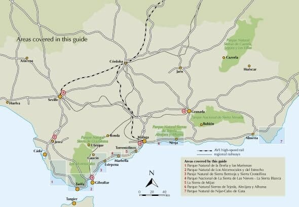 Guide de randonnées (en anglais) - coastal walks in Andalucia, Mediterranean & Atlantic coasts | Cicerone guide de randonnée Cicerone 