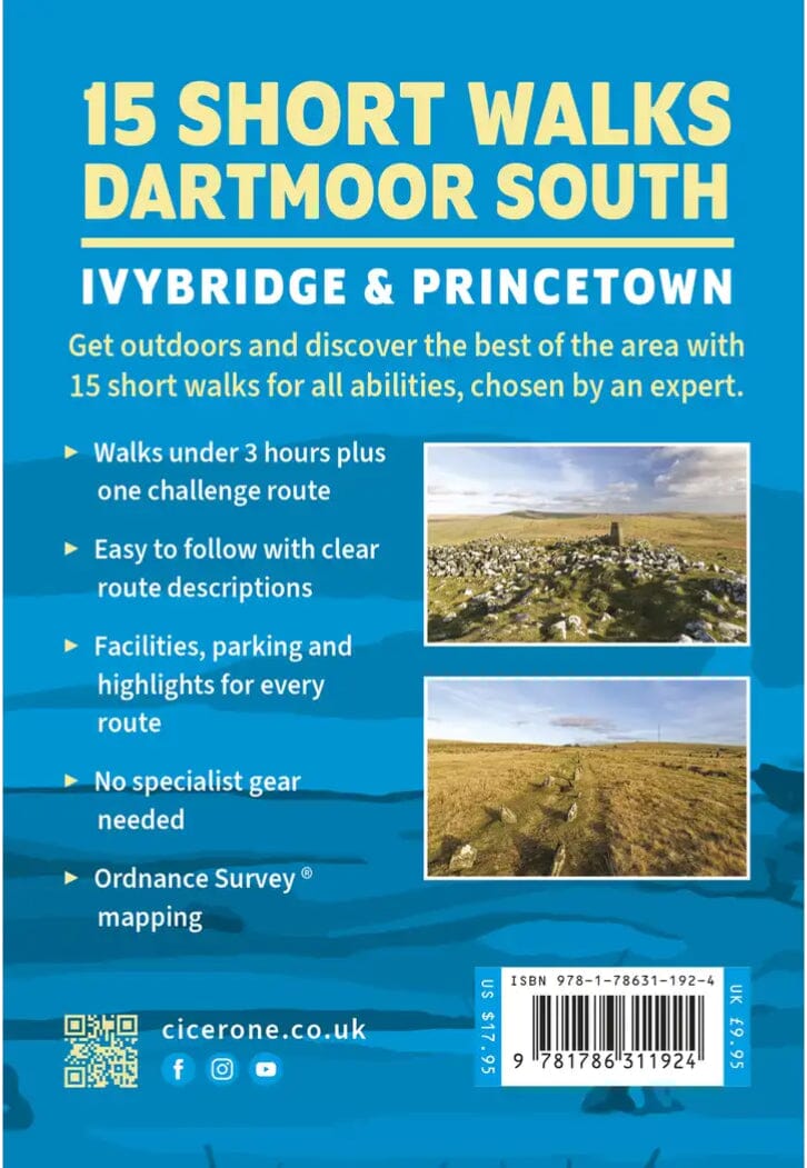 Guide de randonnées (en anglais) - Dartmoor South : Ivybridge and Princetown short walks | Cicerone guide de randonnée Cicerone 