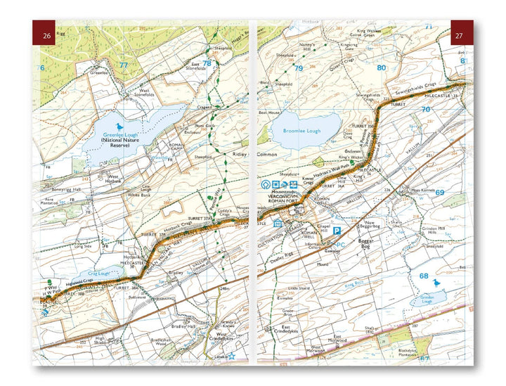 Guide de randonnées (en anglais) - Hadrian's Wall Path | Cicerone guide de randonnée Cicerone 