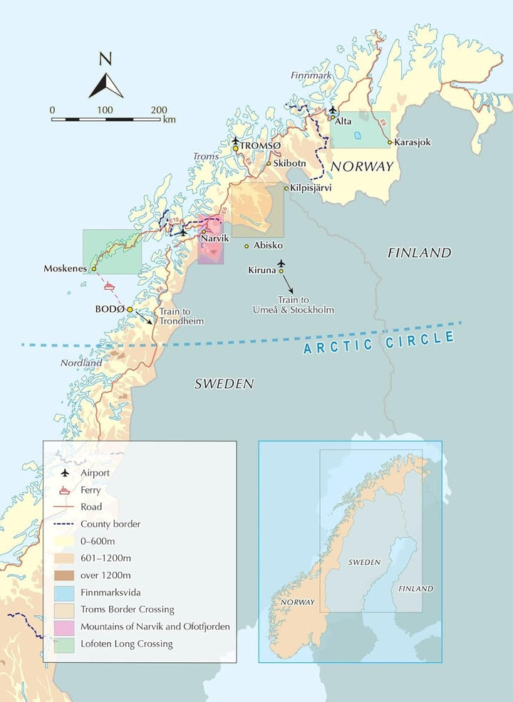 Guide de randonnées (en anglais) - Hiking in Norway - North | Cicerone guide de randonnée Cicerone 