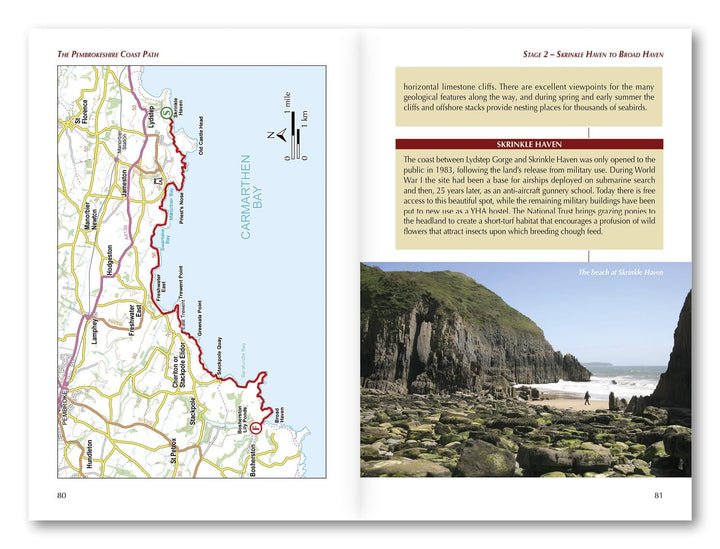 Guide de randonnées (en anglais) - Pembrokeshire Coast Path National trail | Cicerone guide de randonnée Cicerone 