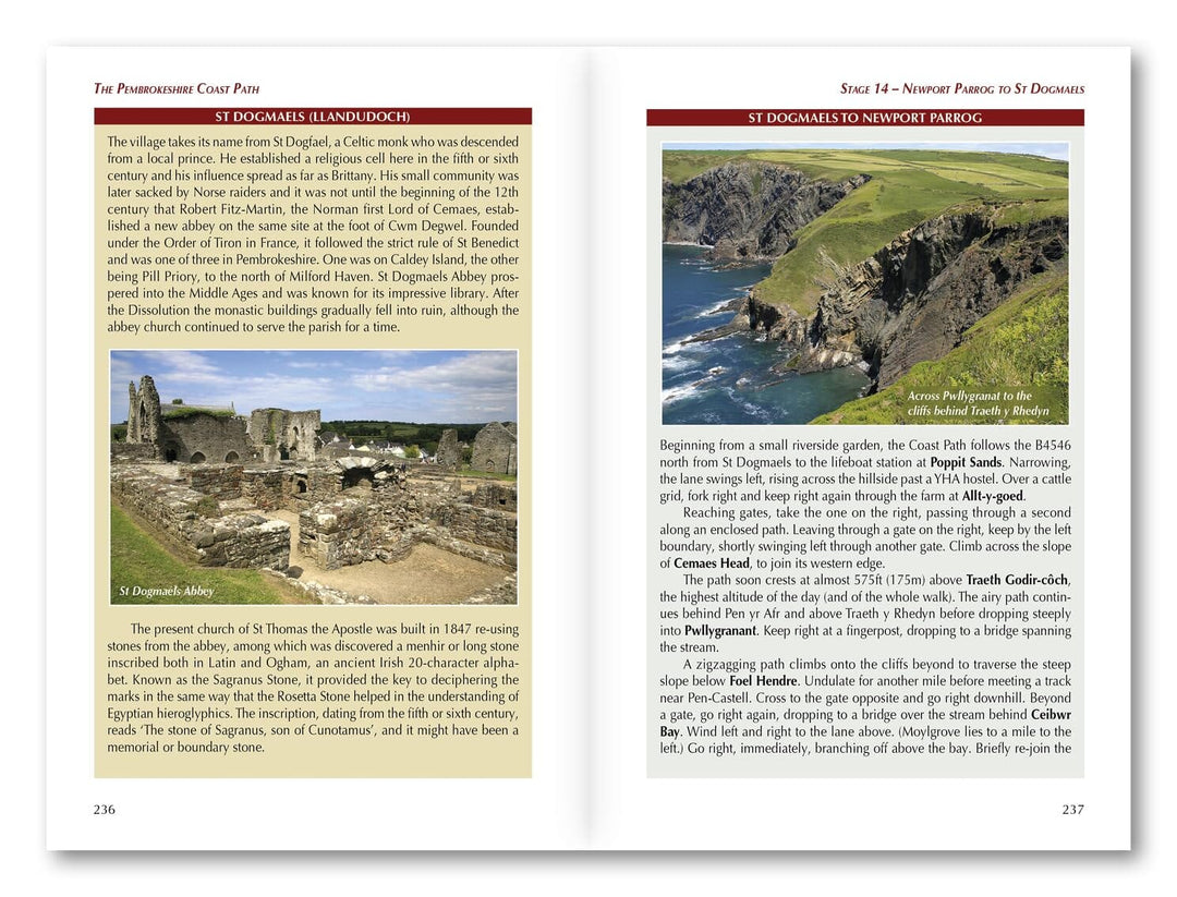 Guide de randonnées (en anglais) - Pembrokeshire Coast Path National trail | Cicerone guide de randonnée Cicerone 