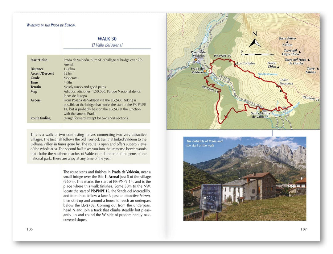 Guide de randonnées (en anglais) - Picos de Europa | Cicerone guide de randonnée Cicerone 