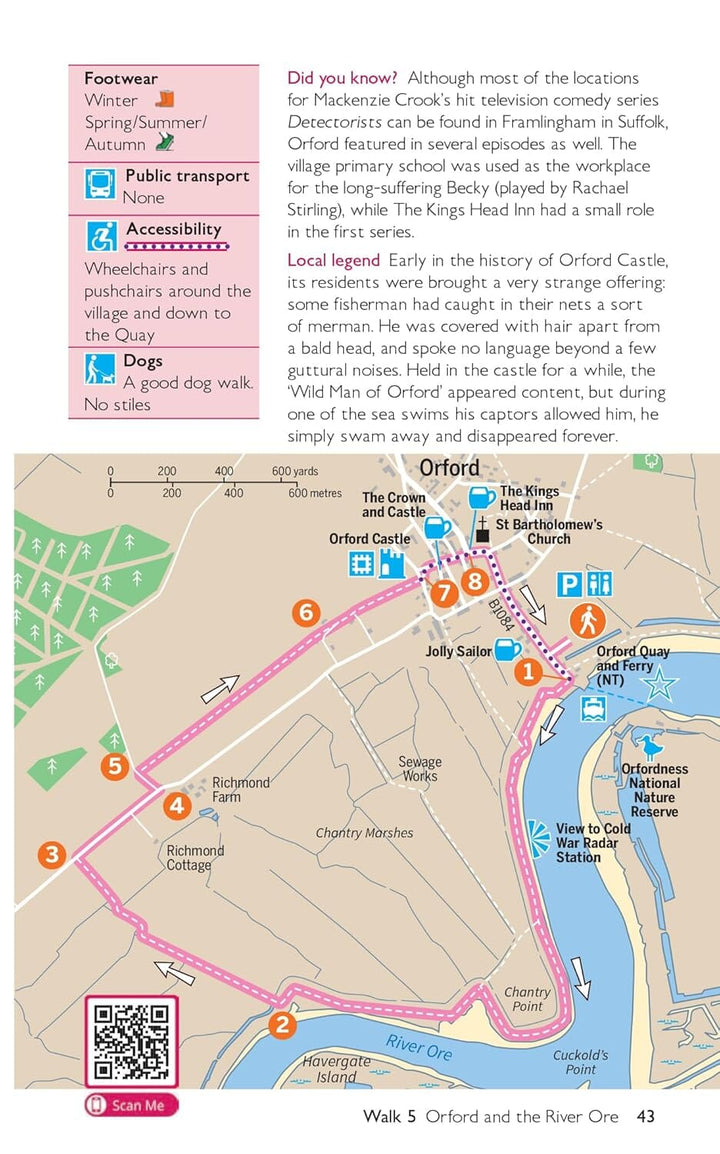 Guide de randonnées (en anglais) - Suffolk & East Coast & Heaths short walks | Ordnance Survey guide de randonnée Ordnance Survey 