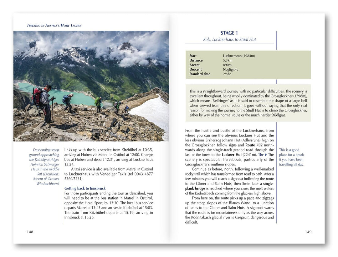 Guide de randonnées (en anglais) - Trekking in Austria's Hohe Tauern | Cicerone guide de randonnée Cicerone 