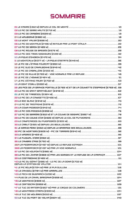 Guide de randonnées - Pyrénées est - 50 sommets de Luchon à la Catalogne | Rando Editions guide de randonnée Rando Editions 