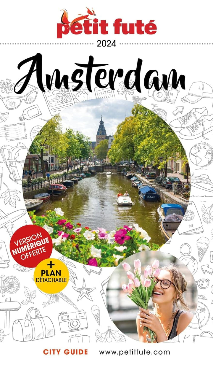 Guide de voyage - Amsterdam 2024 + plan | Petit Futé guide de voyage Petit Futé 