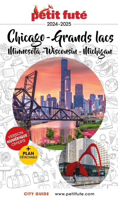 Guide de voyage - Chicago & Grands lacs 2025 | Petit Futé guide de voyage Petit Futé 