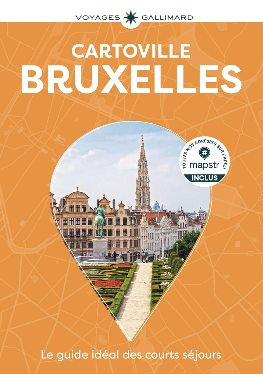 Guide de voyage de poche - Bruxelles - Édition 2025 | Cartoville guide de voyage Gallimard 