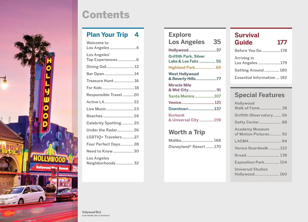 Guide de voyage de poche (en anglais) - Los Angeles - Édition 2024| Lonely Planet guide de voyage Lonely Planet EN 