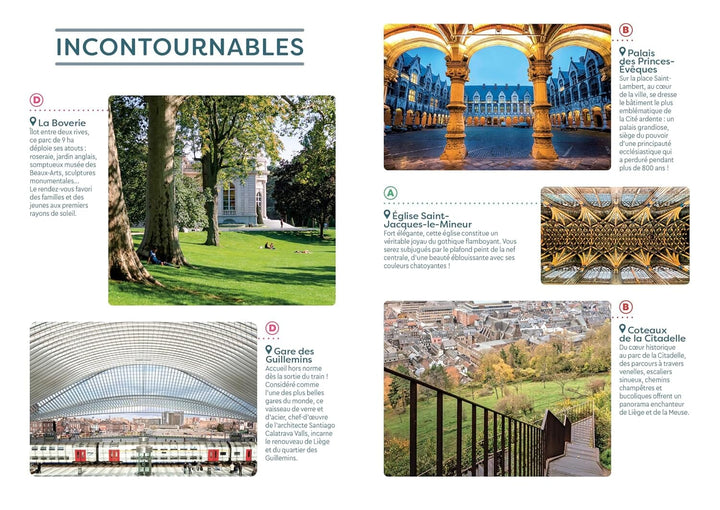 Guide de voyage de poche - Liège (Belgqiue) - Édition 2025 | Cartoville guide de voyage Gallimard 