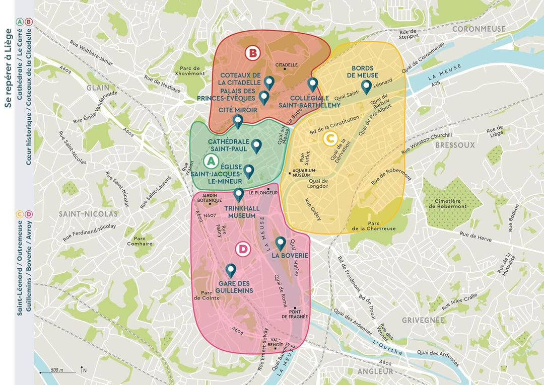 Guide de voyage de poche - Liège (Belgqiue) - Édition 2025 | Cartoville guide de voyage Gallimard 