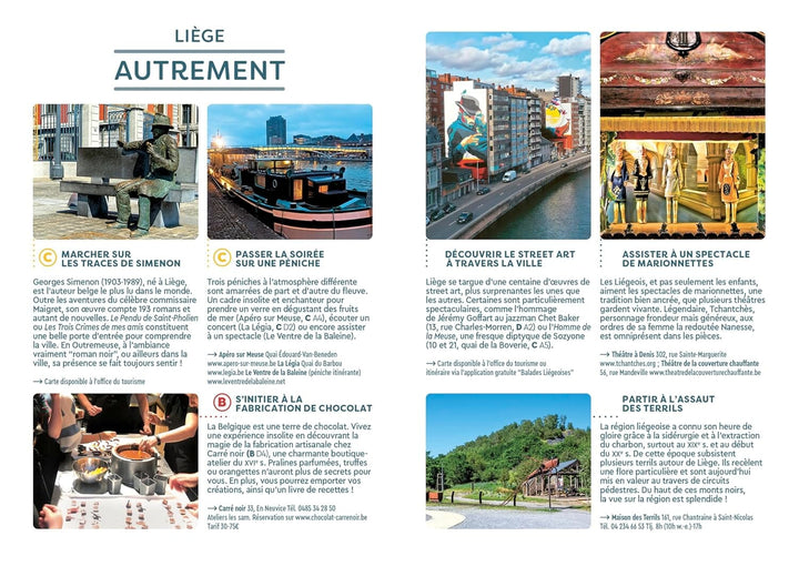 Guide de voyage de poche - Liège (Belgqiue) - Édition 2025 | Cartoville guide de voyage Gallimard 