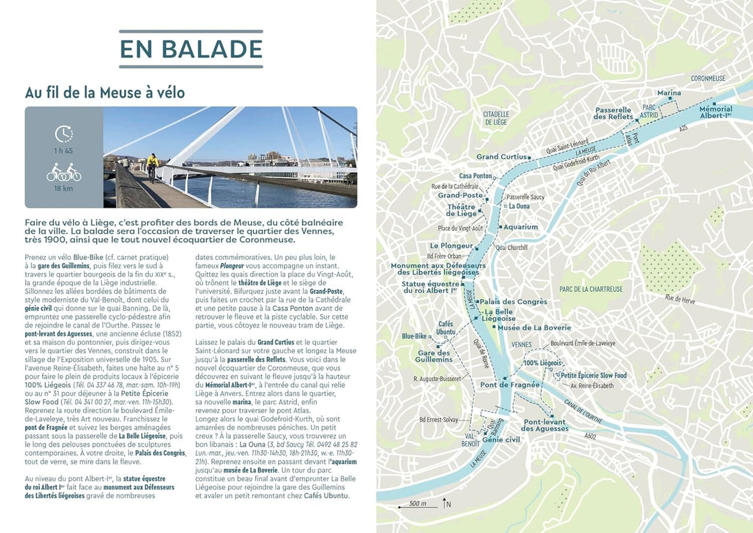 Guide de voyage de poche - Liège (Belgqiue) - Édition 2025 | Cartoville guide de voyage Gallimard 