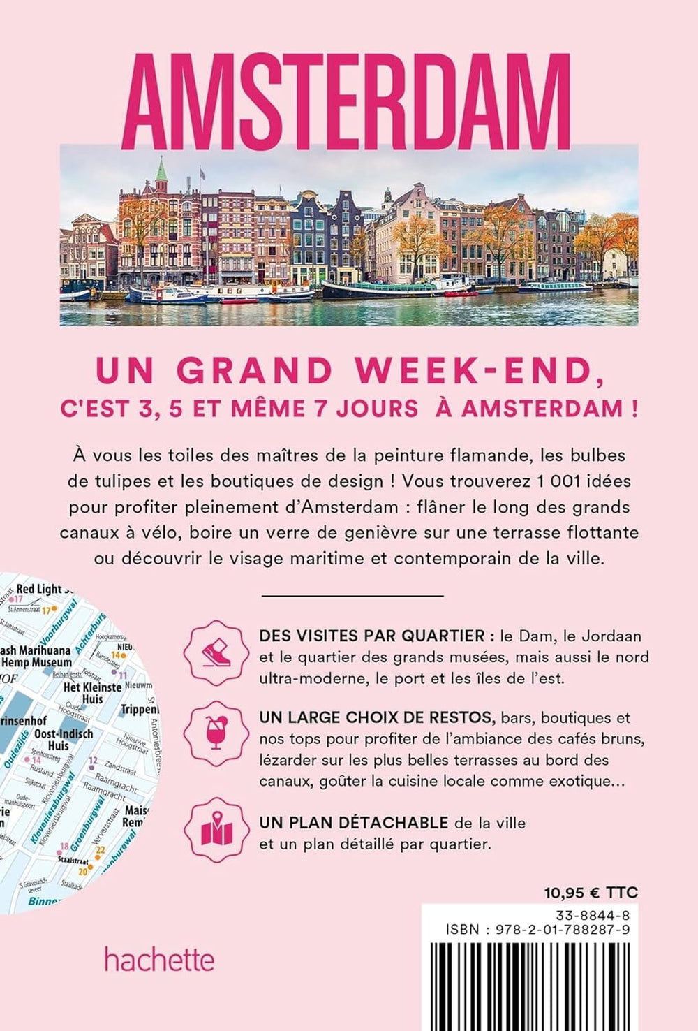 Guide de voyage de poche - Un Grand Week-end à Amsterdam 2024 | Hachette guide de voyage Hachette 