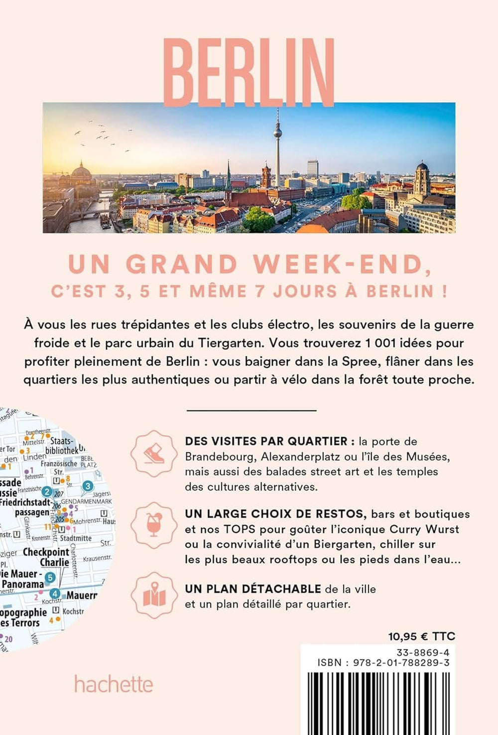 Guide de voyage de poche - Un Grand Week-end à Berlin 2024 | Hachette guide de voyage Hachette 