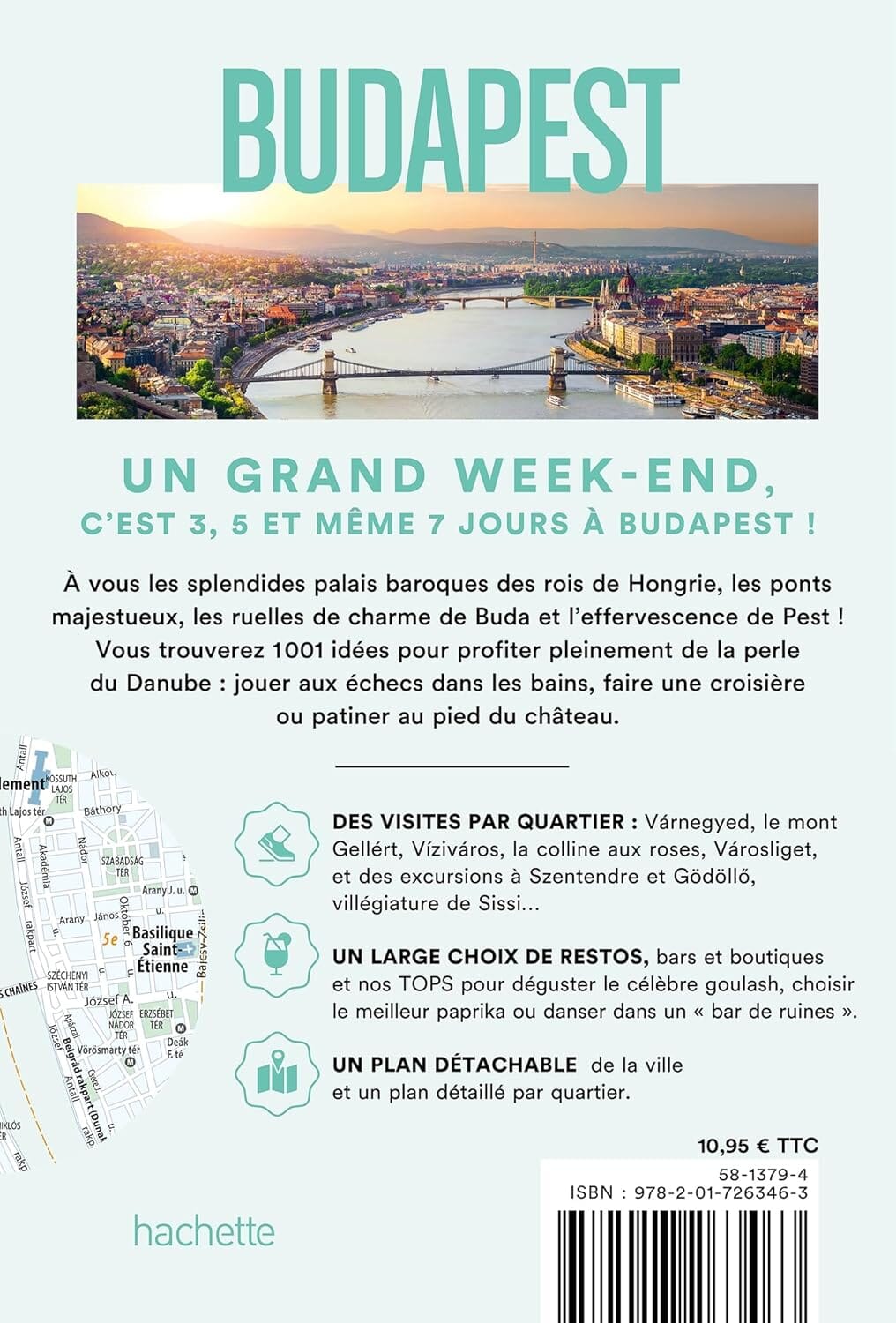 Guide de voyage de poche - Un Grand Week-end à Budapest - Édition 2024 | Hachette guide de voyage Hachette 