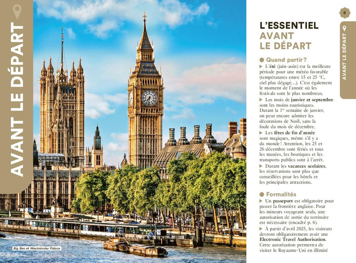 Guide de voyage de poche - Un Grand Week-end à Londres 2025/26 | Hachette guide de voyage Hachette 