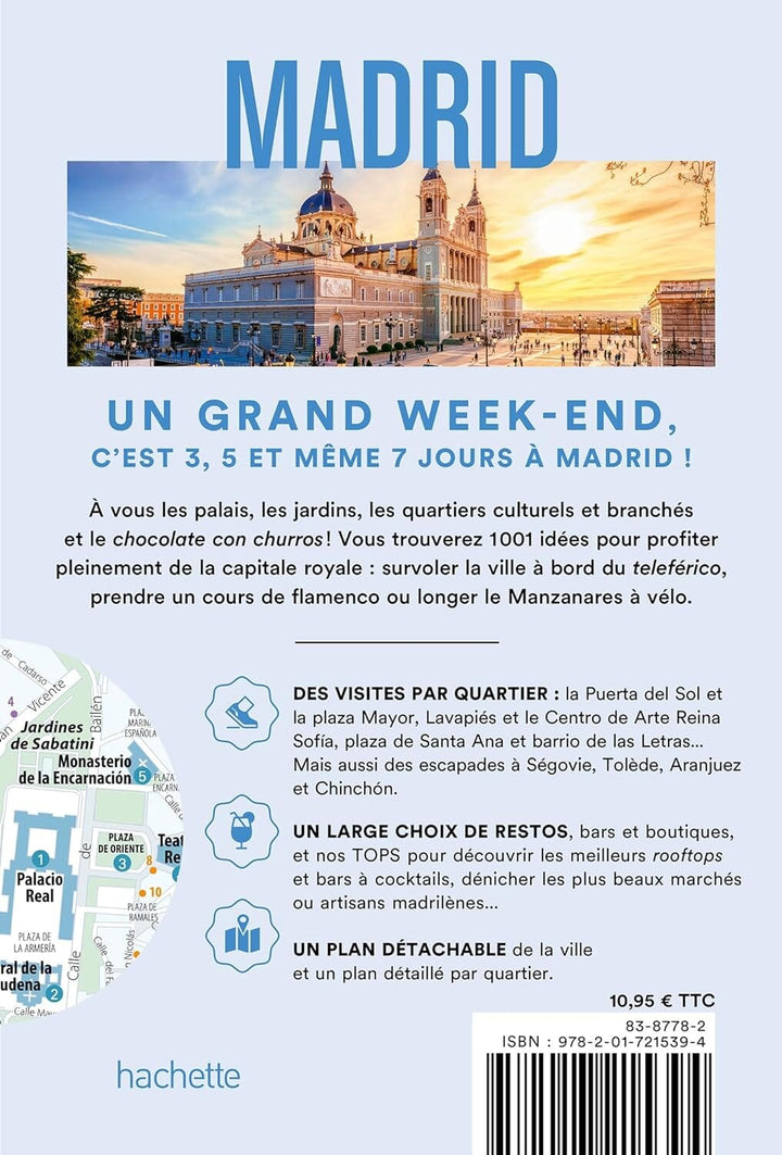 Guide de voyage de poche - Un Grand Week-end à Madrid 2023 | Hachette guide petit format Hachette 