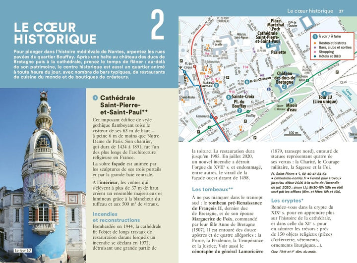 Guide de voyage de poche - Un Grand Week-end à Nantes et la côte Atlantique - Édition 2024 | Hachette guide de voyage Hachette 