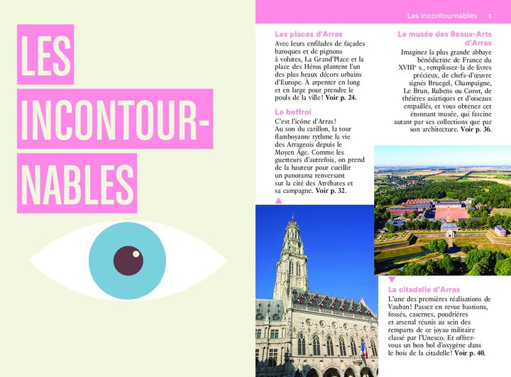 Guide de voyage de poche - Un Grand Week-end : Arras et le pays d'Artois | Hachette guide petit format Hachette 