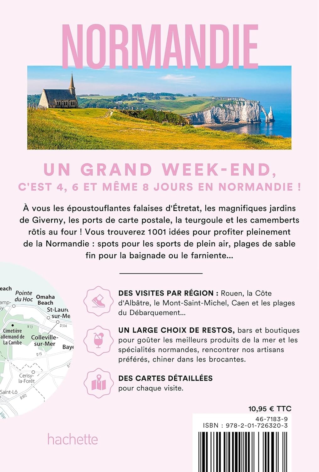 Guide de voyage de poche - Un Grand Week-end en Normandie 2024 | Hachette guide de voyage Hachette 