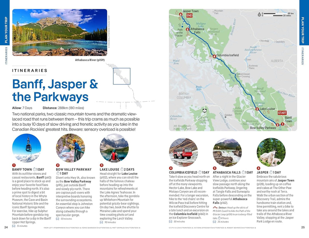 Guide de voyage (en anglais) - Banff, Jasper & Glacier national parks - Édition 2024 | Lonely Planet guide de voyage Lonely Planet EN 