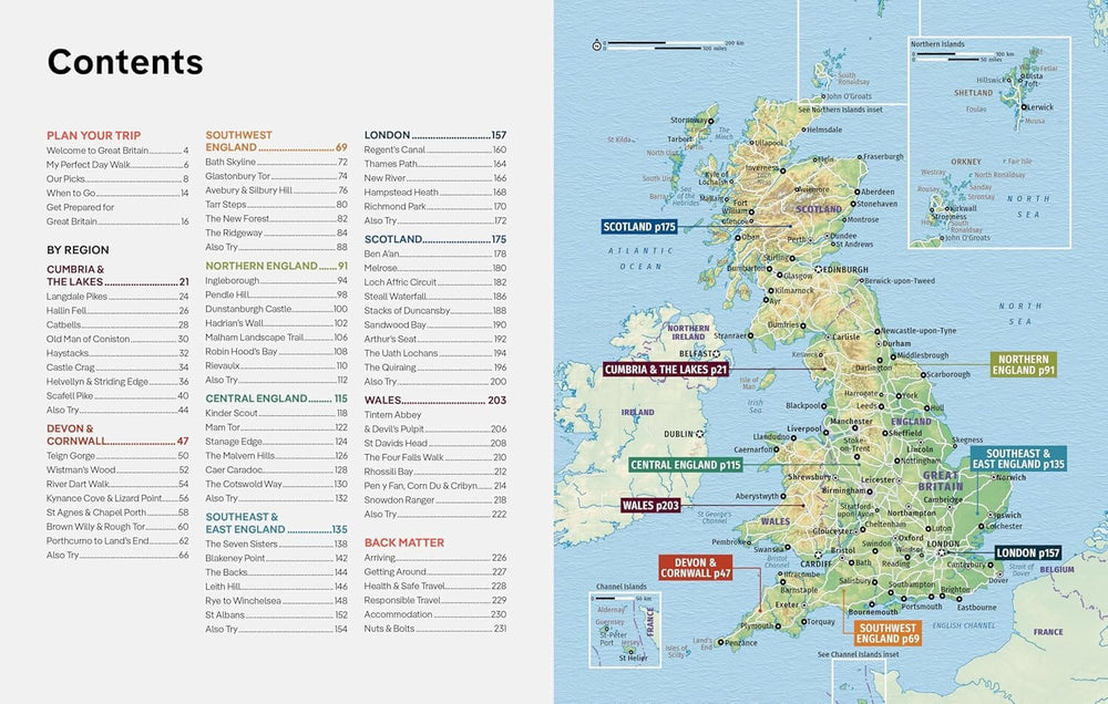 Guide de voyage (en anglais) - Best day walks Great Britain | Lonely Planet guide de voyage Lonely Planet EN 
