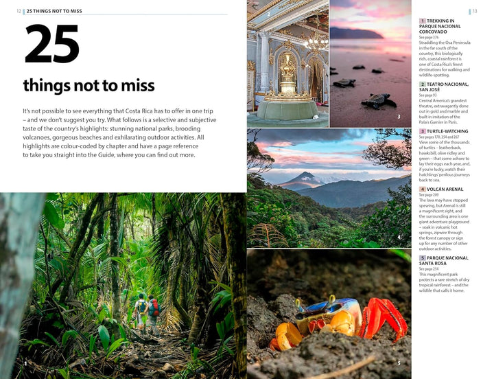 Guide de voyage (en anglais) - Costa Rica - Édition 2025 | Rough Guides guide de voyage Rough Guides 