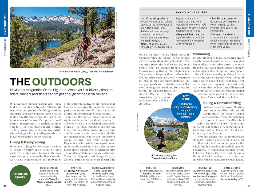 Guide de voyage (en anglais) - Yosemite, Sequoia & Kings Canyon National Parks - Édition 2024 | Lonely Planet guide de voyage Lonely Planet EN 