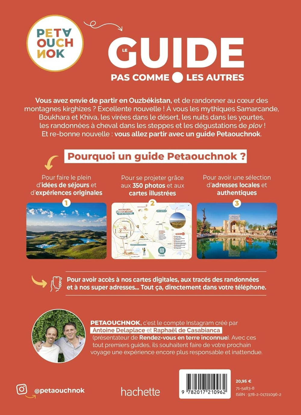 Guide de voyage Petaouchnok - Ouzbékistan avec options randos au Kirghizistan | Hachette guide de voyage Hachette 