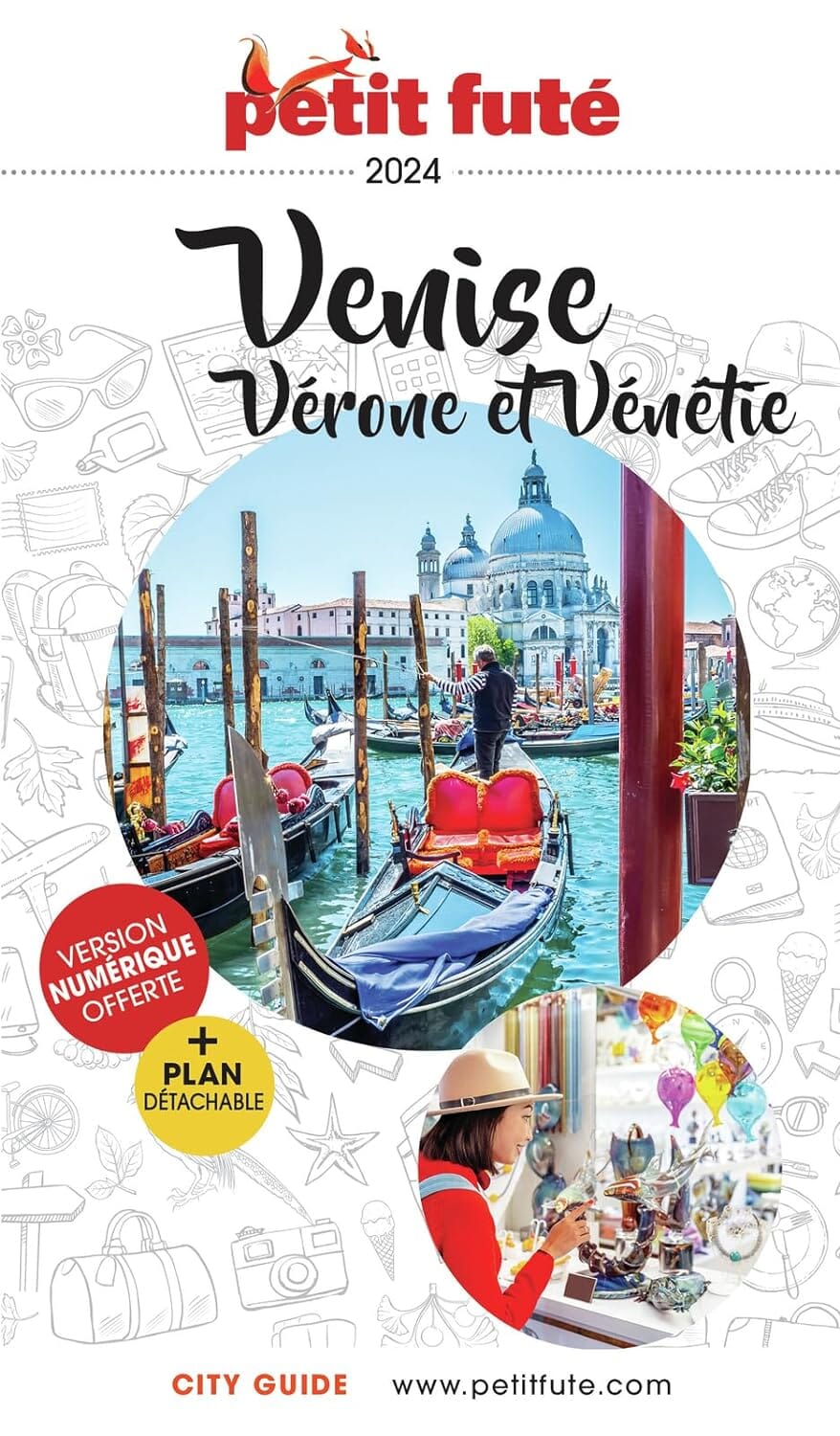 Guide de voyage - Venise, Vérone et Vénétie 2024 + plan | Petit Futé guide de voyage Petit Futé 