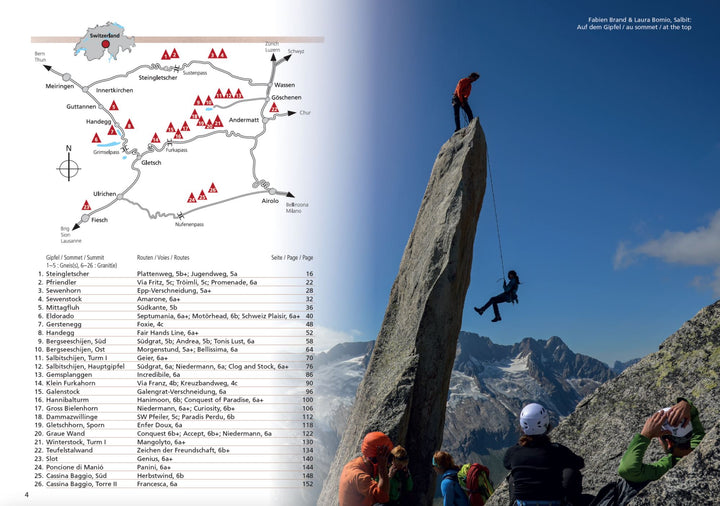 Guide d'escalade - Dreams of Switzerland : Susten, Grimsel, Furka, Nufenen | SAC - Club Alpin Suisse guide de randonnée SAC - Club Alpin Suisse 