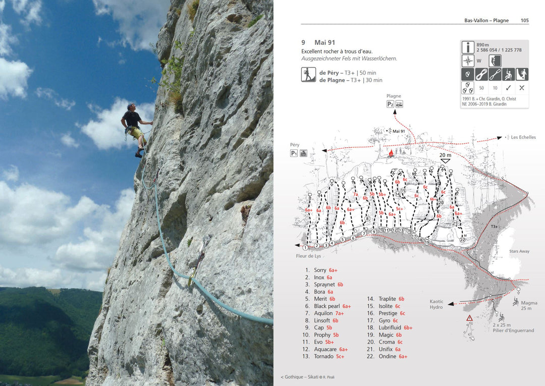 Guide d'escalade - Jura bernois / Klettern Berner Jura | SAC - Club Alpin Suisse guide de randonnée SAC - Club Alpin Suisse 