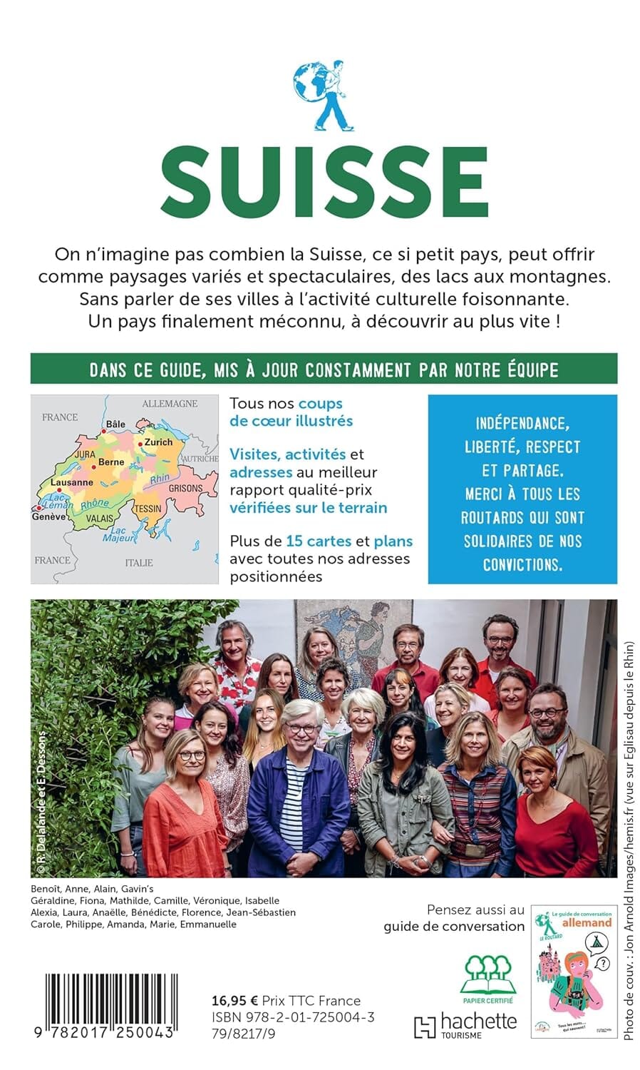 Guide du Routard - Suisse 2024/25 | Hachette guide de voyage Hachette 