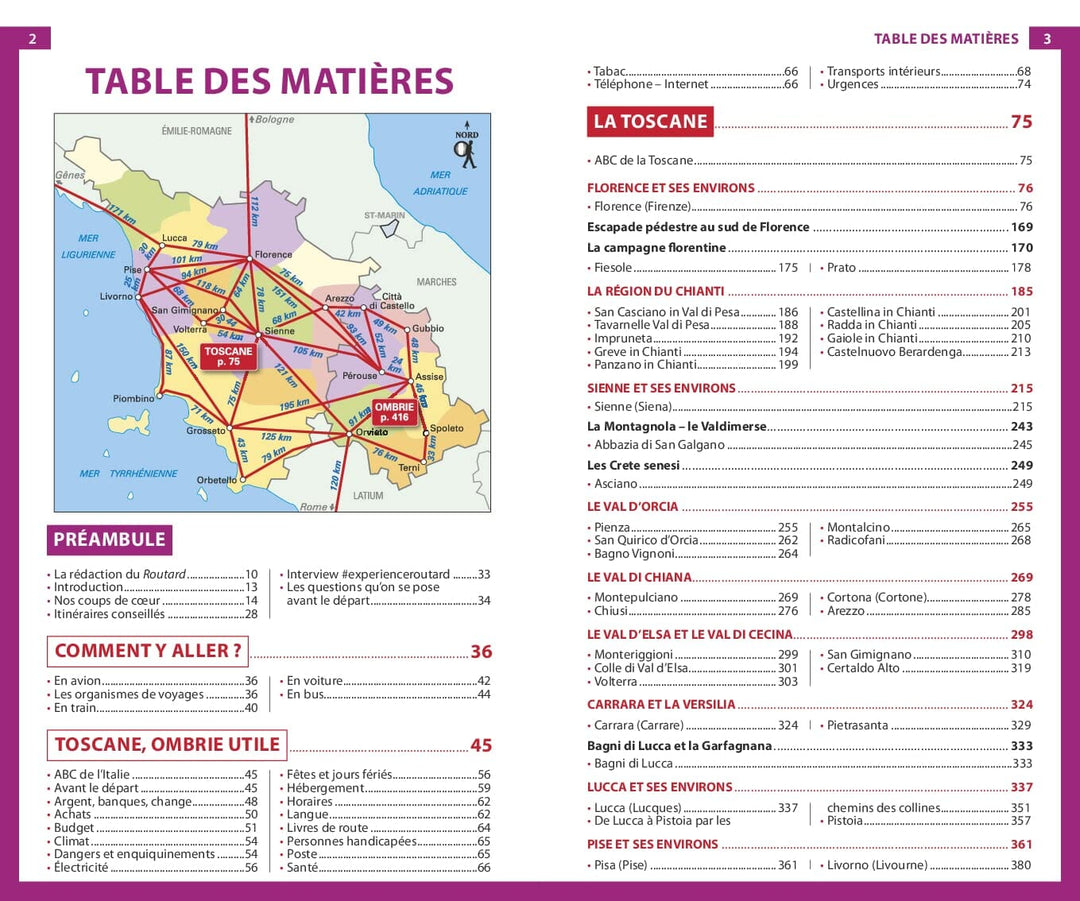 Guide du Routard - Toscane & Ombrie 2022/23 | Hachette guide de voyage Hachette 