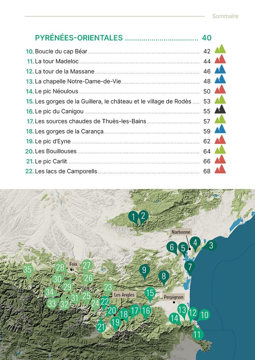 Guide - Les plus belles randonnées Visorando des Pyrénées - Lacs, sommets et belles vallées | Chemin des Crêtes guide de randonnée Rando Editions 