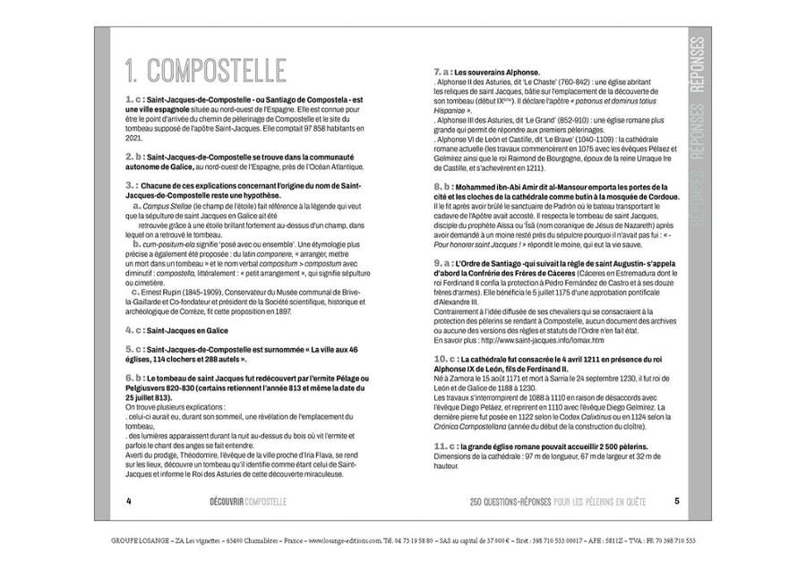 Guide pratique - Découvrir Compostelle et ses chemins en 250 questions/réponses | Bonneton guide pratique Bonneton 