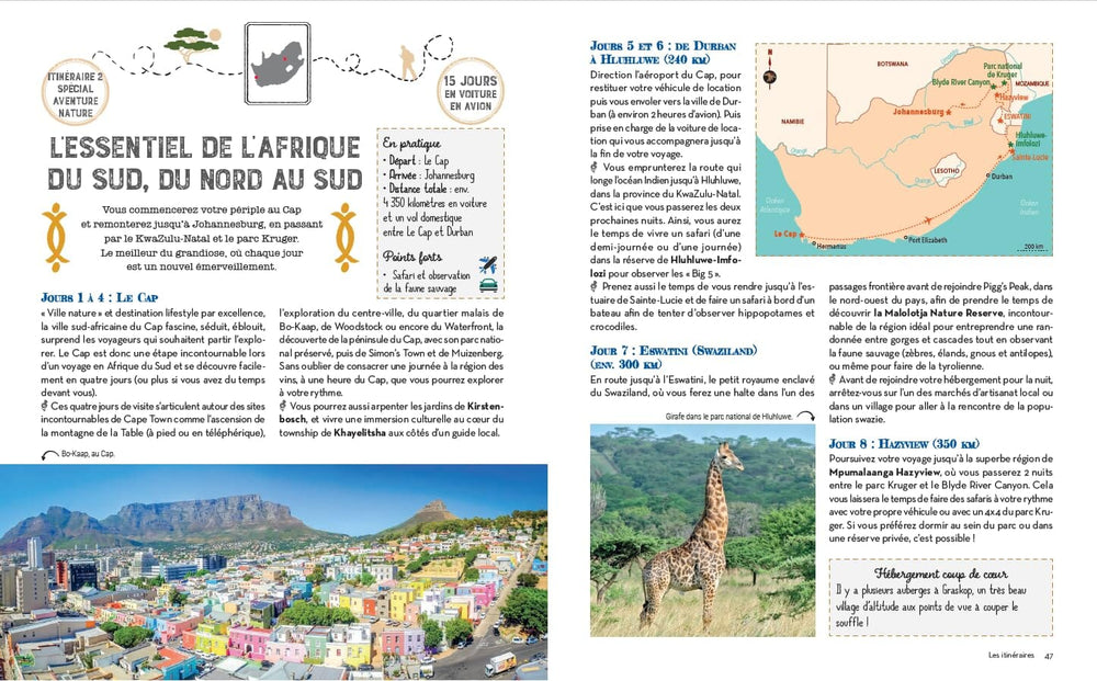 Guide pratique - Tout pour préparer son voyage en Afrique du Sud | Larousse guide de voyage Dilibel 