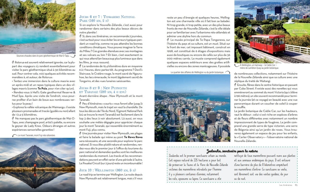 Guide pratique - Tout pour préparer son voyage en Nouvelle-Zélande beau livre Dilibel 