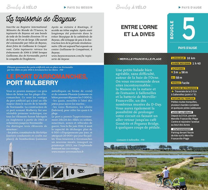 Guide vélo - Boucles à vélo : Normandie | Chamina guide vélo Chamina 