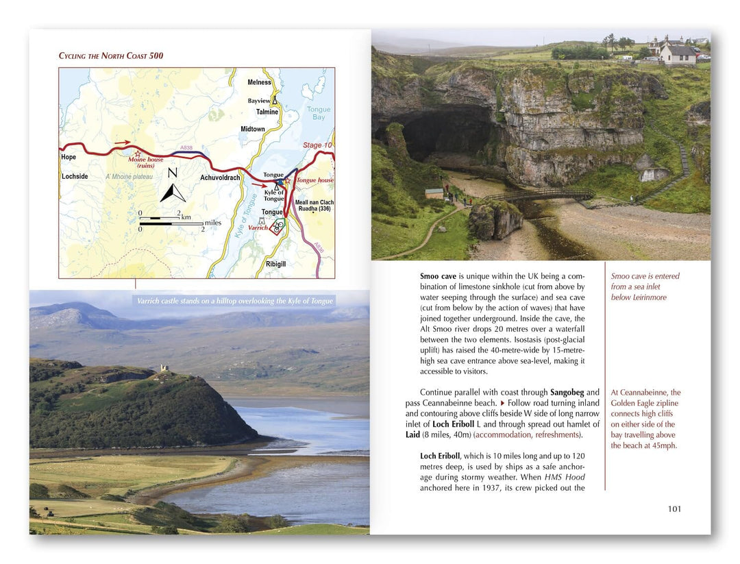 Guide vélo (en anglais) - Cycle the Nortg Coast 500 (Northern Scotland) | Cicerone guide vélo Cicerone 