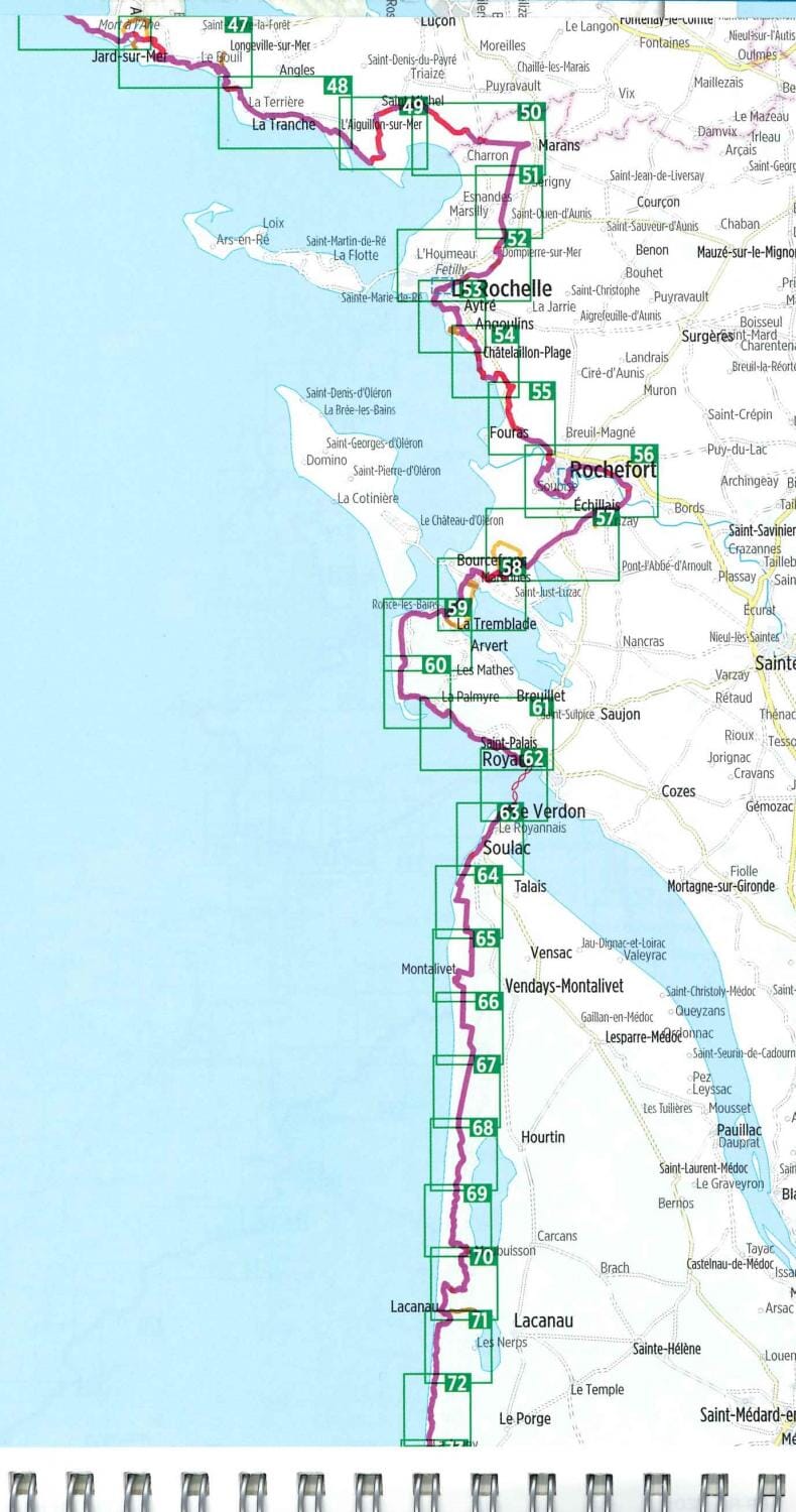 Guide vélo - La Vélodyssée : L´Atlantique de Roscoff à Hendaye sur l´EuroVelo 1 | Bikeline guide de voyage Bikeline 