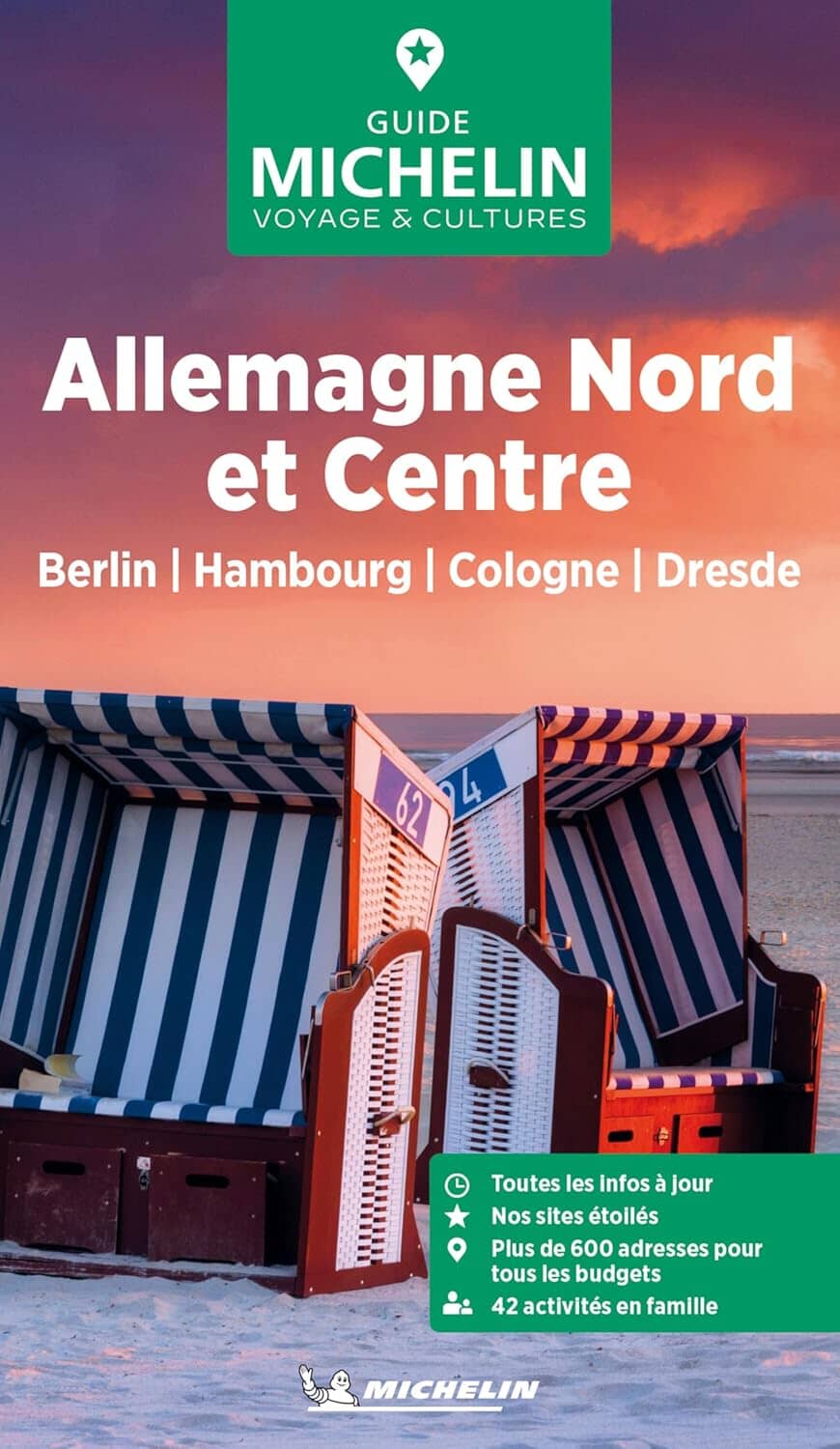 Guide Vert - Allemagne Nord et Centre : Berlin, Hambourg, Cologne, Dresde - Édition 2025 | Michelin guide de voyage Michelin 